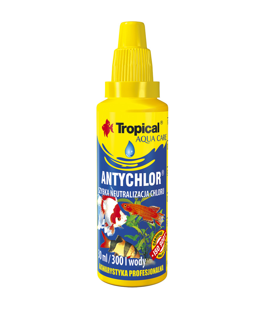 Uzdatniacz wody Tropical Antychlor 30 ml Uzdatniacz wody Tropical Antychlor 30 ml