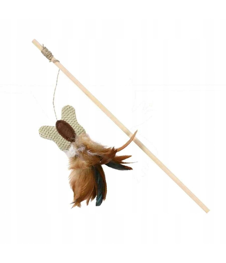 TRIXIE - wędka z piórami i kocimiętką 45cm