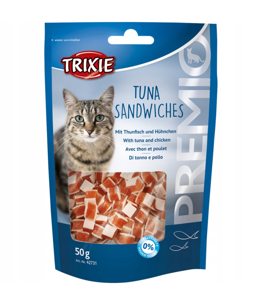 TRIXIE Premio kanapki z tuńczykiem dla kota 50g