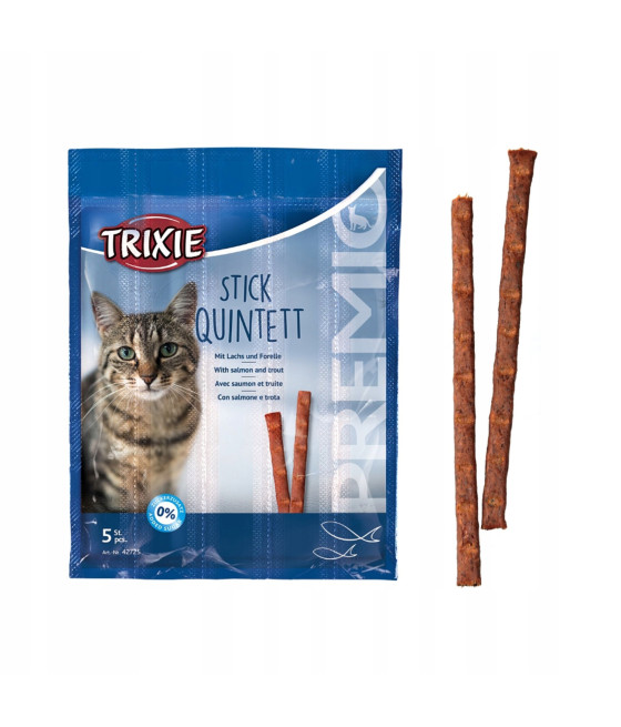 TRIXIE PREMIO Przysmaki Paluszki dla Kota Łosoś/ Pstrąg 5 x 5 g