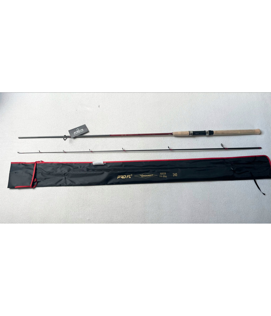 Wędka spinningowa 2.40 m 10-30 g PRO FL Catana DX - celna i czuła