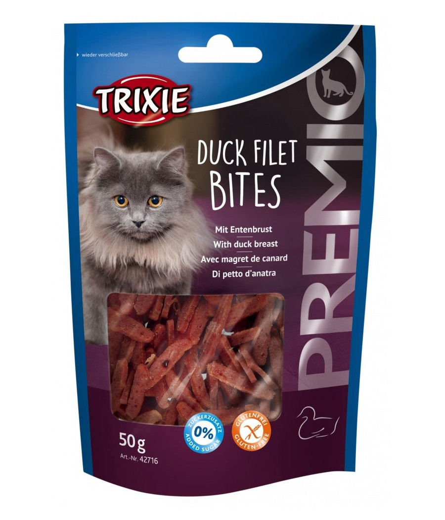TRIXIE PREMIO Przysmak Duck Filety z Kaczki dla Kota 50 g TRIXIE PREMIO Przysmak Duck Filety z Kaczki dla Kota 50 g