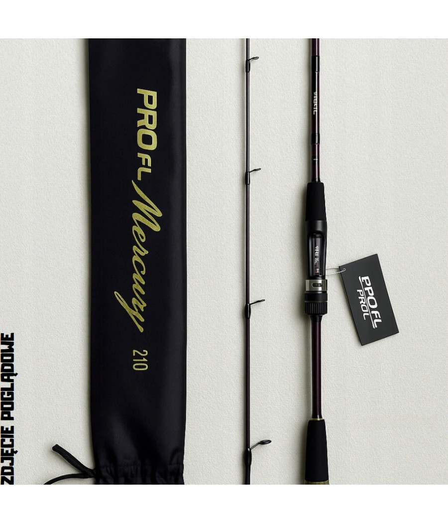 Wędka spinningowa PRO FL Mercury 240 cm 15-25 g - uniwersalna, lekka Wędka spinningowa PRO FL Mercury 240 cm 15-25 g - uniwersalna, lekka
