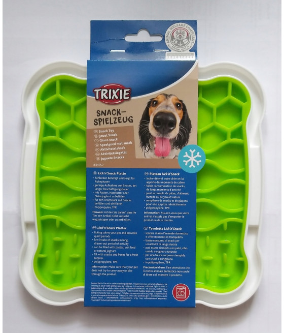 Pojedyncza miska silikonowa Trixie zółty 0,5 l 20 × 20 cm