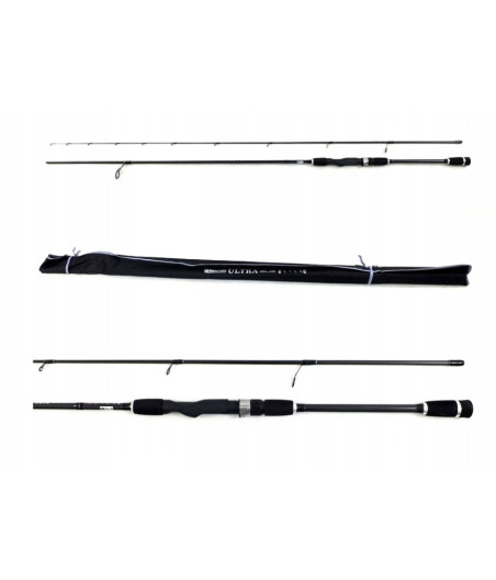 Wędka spinningowa FL Ultra Jig 2,40 m 2-8 g carbon UL na okonia pstrąga itp