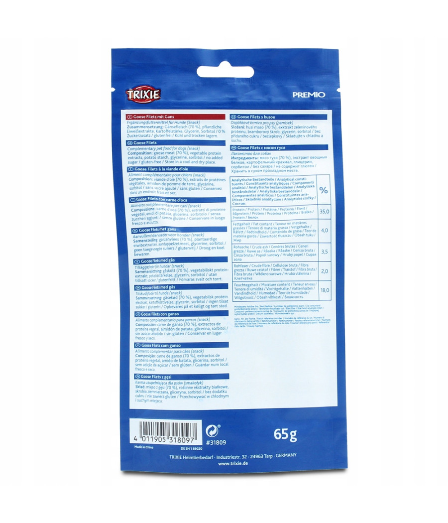 Przysmak Premio Goose Filets z gęsi 65 g TX-31809