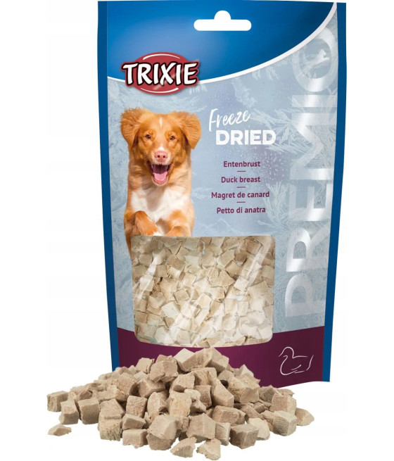 Trixie z linii PREMIO Freeze Dried liofilizowana pierś z kaczki 99 % mięsa