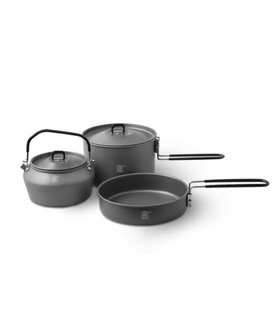 Zestaw naczyń Delphin CampWare 3in1 szary
