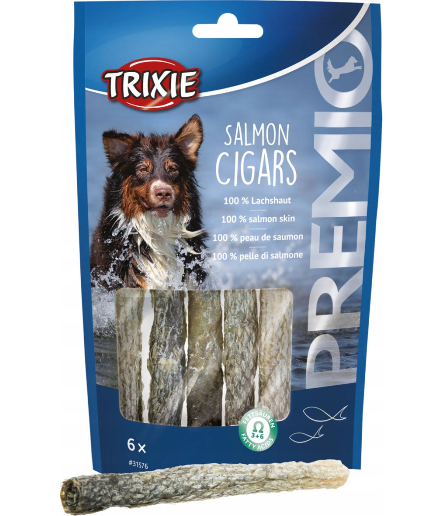 Trixie Przysmak Pałeczki Łosoś Premio Salmon Cigars dla psa