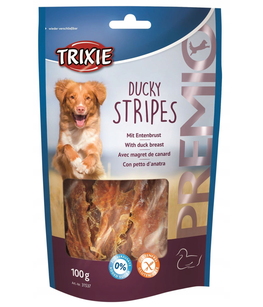 Trixie Paski Premio Light Kaczka 100g - 90% mięsa Trixie Paski Premio Light Kaczka 100g - 90% mięsa