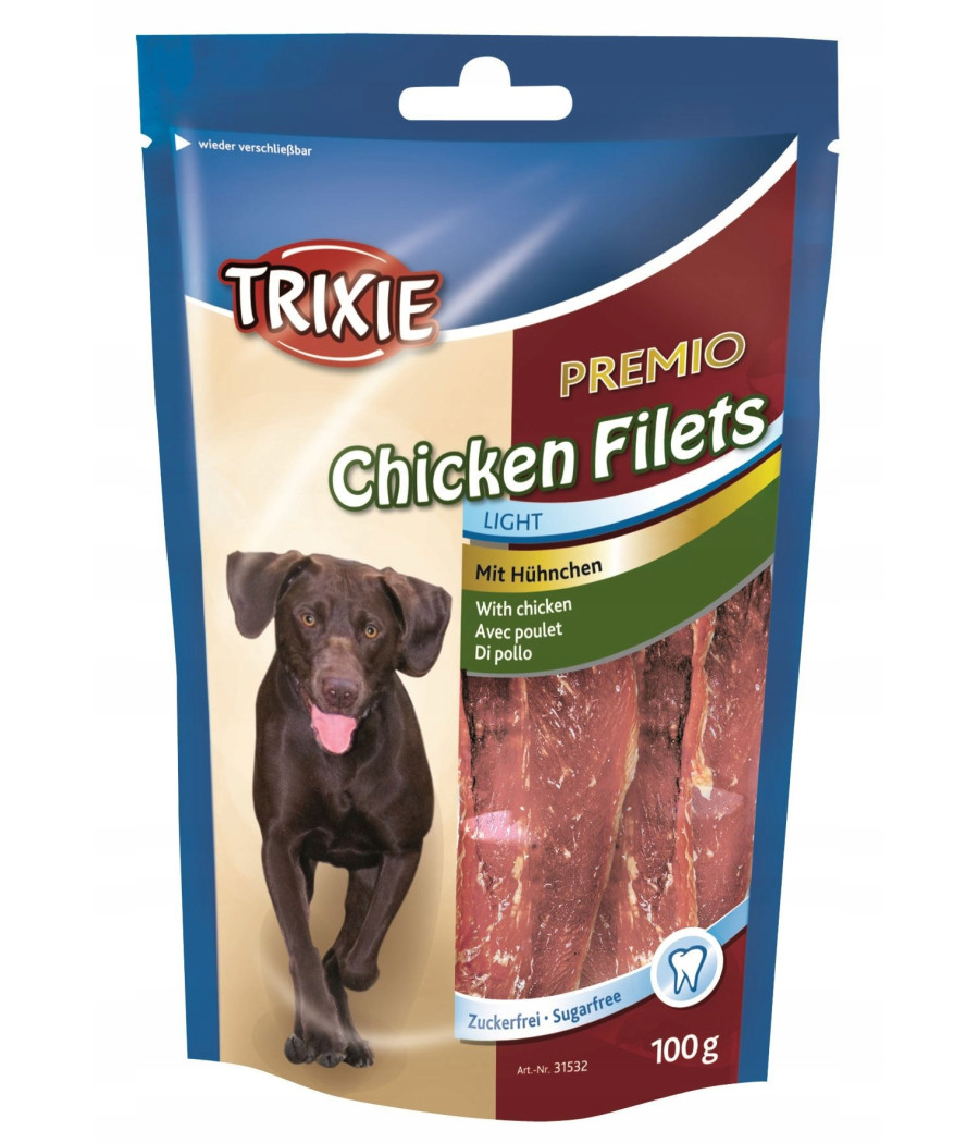 Trixie Filety z kurczaka przysmak dla psa 100g Trixie Filety z kurczaka przysmak dla psa 100g