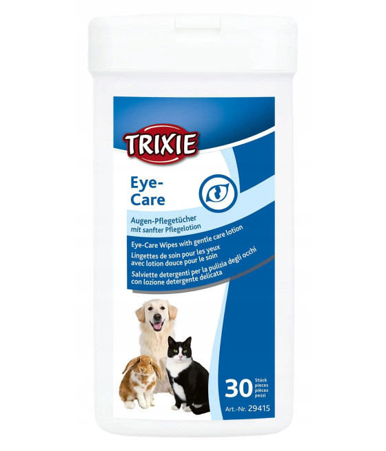 Trixie Chusteczki do pielęgnacji oczu psa kota