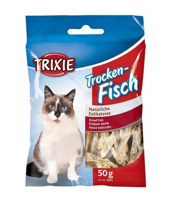 TRIXIE Przysmak Dla Kota Suszona Ryba 50g