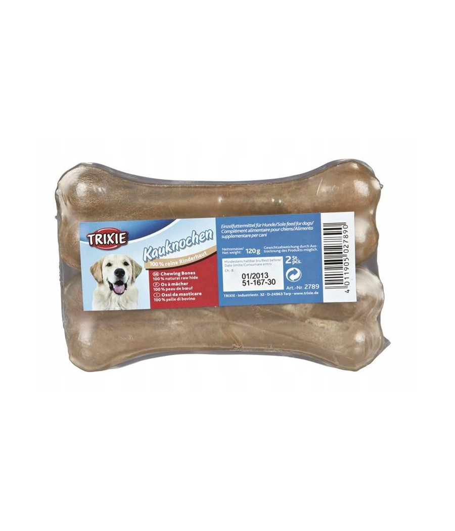 TRIXIE Kość Prasowana 60g/13cm 2szt 2789 Wołowa TRIXIE Kość Prasowana 60g/13cm 2szt 2789 Wołowa