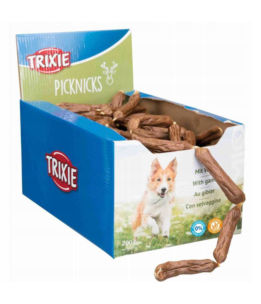Trixie Kiełbaski Premio Picknicks DZICZYZNA - 1 szt / 8 g Trixie Kiełbaski Premio Picknicks DZICZYZNA - 1 szt / 8 g