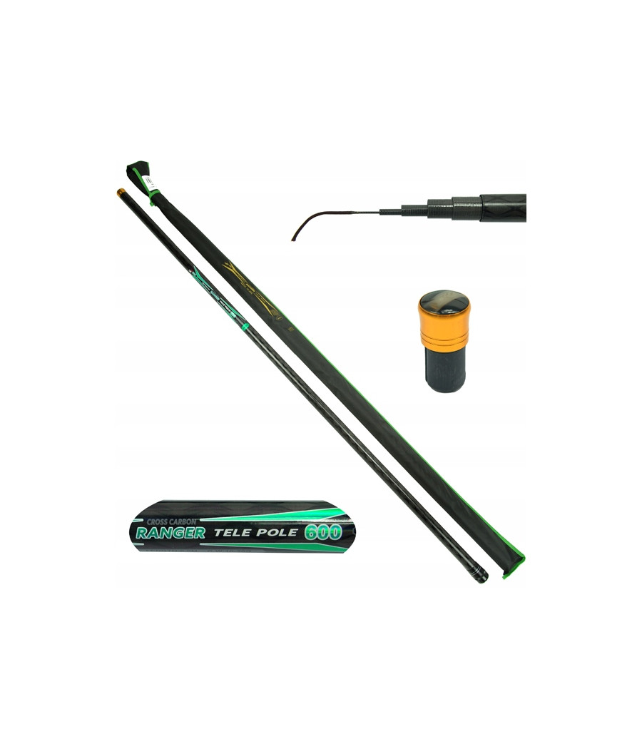 Ultralekki WĘGLOWY BAT FL PRO RANGER wędka 6m 600 10-30g waga 320g Ultralekki WĘGLOWY BAT FL PRO RANGER wędka 6m 600 10-30g waga 320g