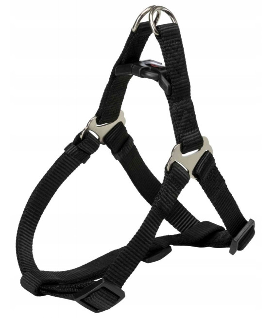 Trixie Regulowane Szelki dla psa Czarne 80-100 cm / 25 mm XL