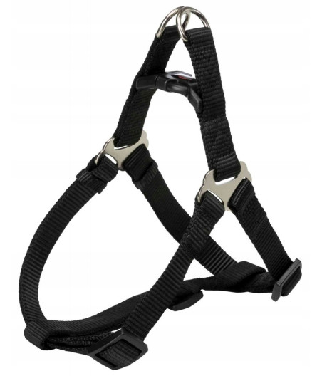 Trixie Regulowane Szelki dla psa Czarne 80-100 cm / 25 mm XL