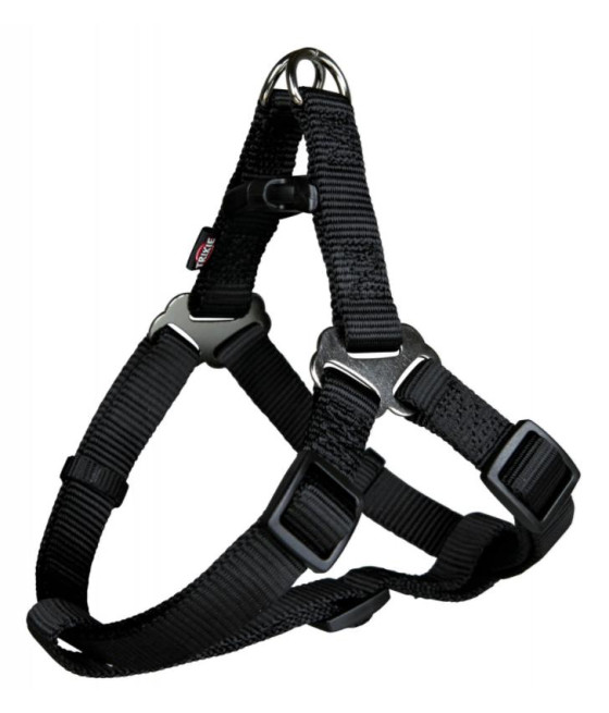 Trixie - Szelki Premium One Touch czarny XS-S 30-40cm