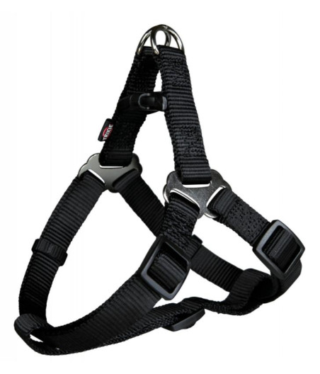 Trixie - Szelki Premium One Touch czarny XS-S 30-40cm