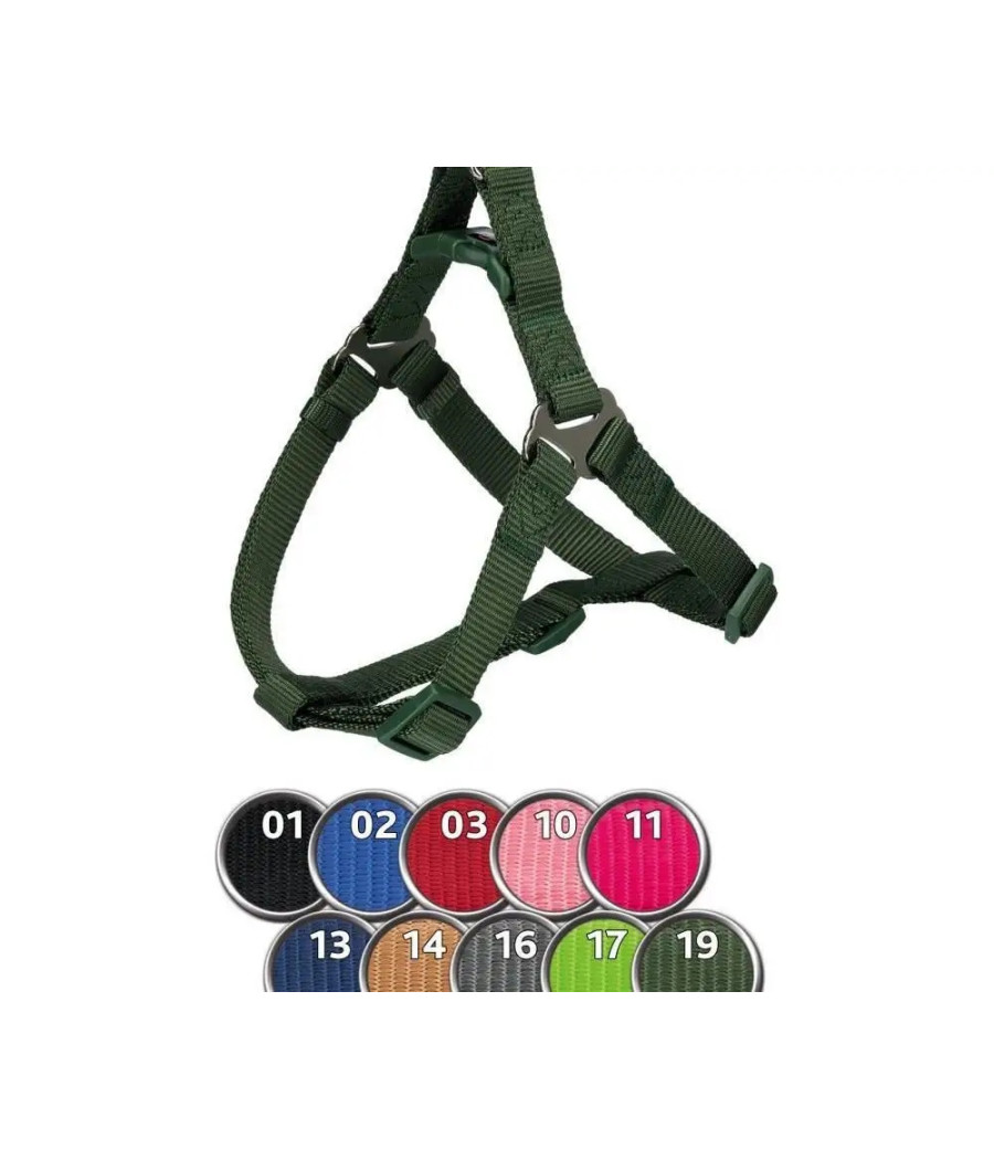 Trixie - Szelki Premium One Touch czarny XS-S 30-40cm