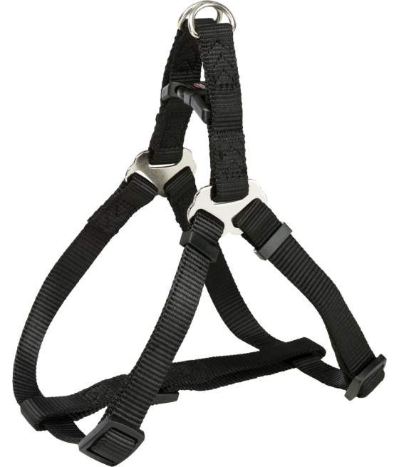 Trixie - Szelki Premium One Touch czarny XS-S 30-40cm