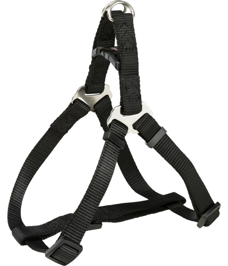 Trixie - Szelki Premium One Touch czarny XS-S 30-40cm