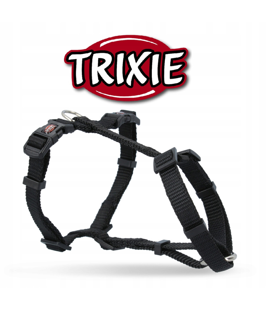 Trixie XS-S Szelki Premium 30 - 44 cm / 10 mm czarne