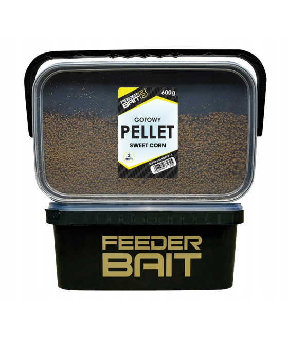 Pellet Gotowy Feeder Bait Sweet Corn 2mm 600g w wiaderku