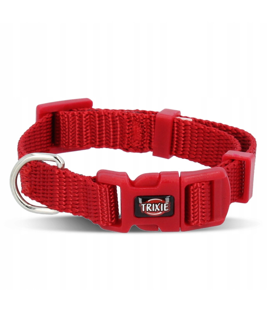 Obroża nylonowa 15 - 25 cm / 10 mm czerwona Trixie