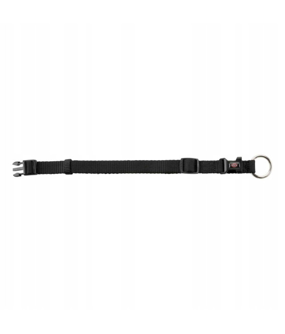 Obroża nylonowa 15 - 25 cm / 10 mm czarna