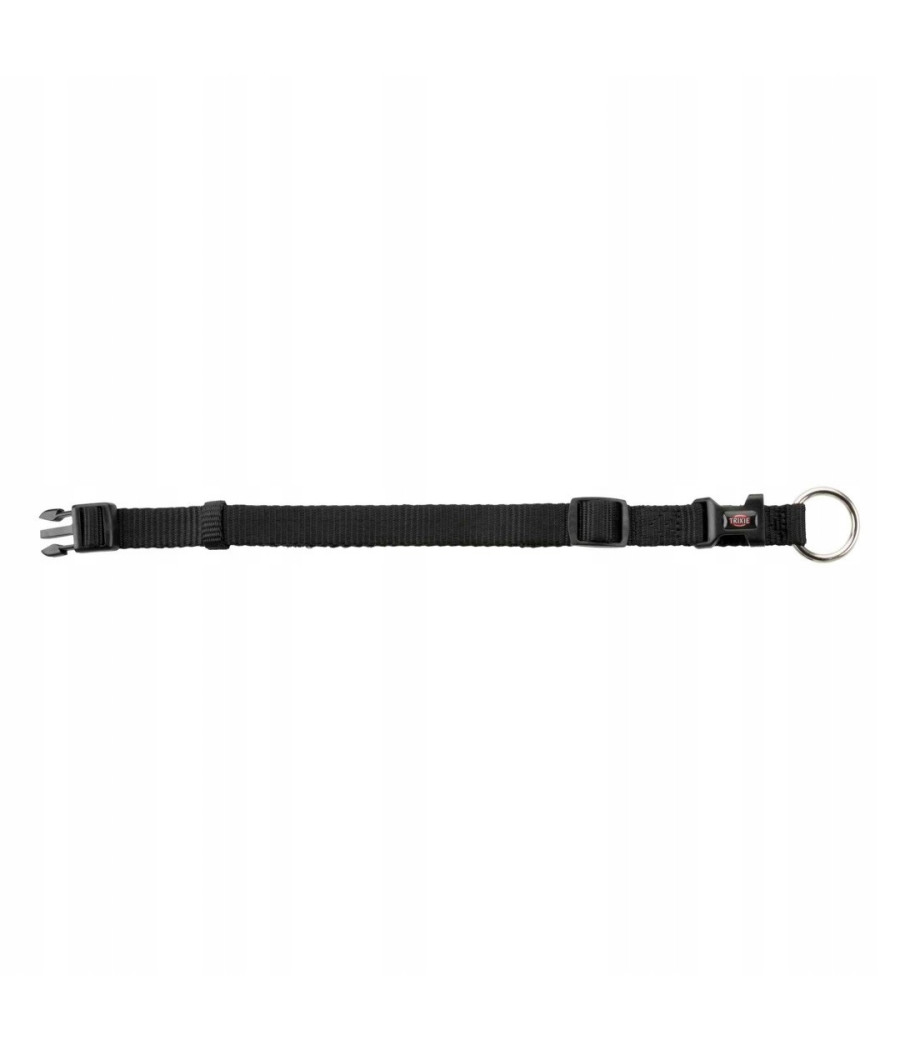 Obroża nylonowa 15 - 25 cm / 10 mm czarna