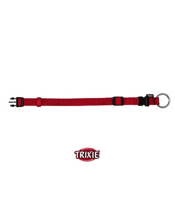 Trixie r. S/M Obroża nylonowa 30 - 45 cm / 15 mm czerwona