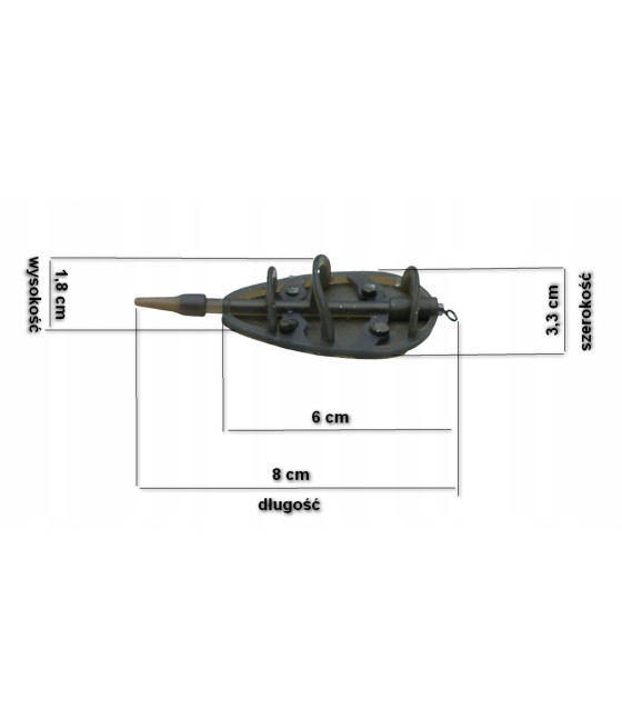Zestaw koszyków FL Method Feeder 3+1 | 30g 40g 50g + foremka zanętowa