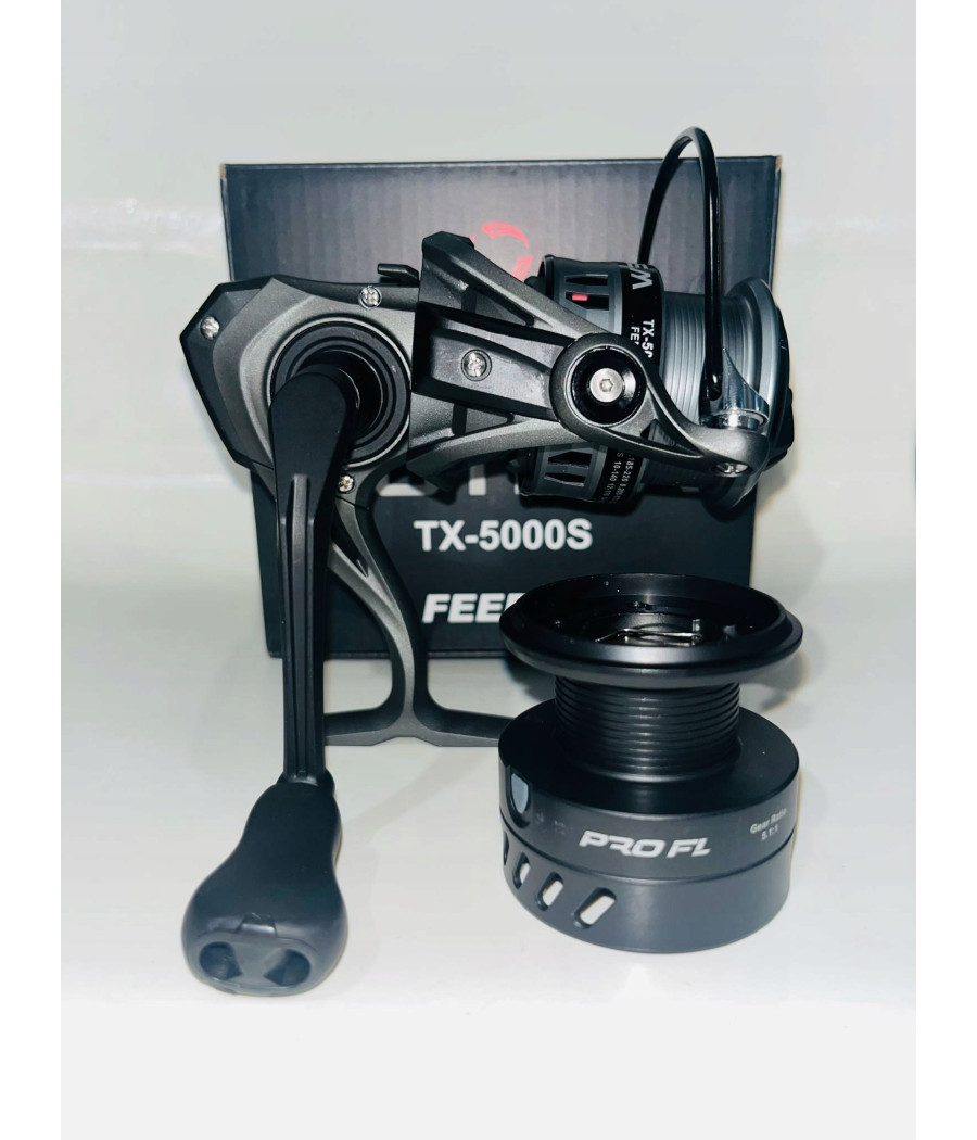 Kołowrotek PRO FL Totem TX-5000S | 5+1BB | Feeder | 5.1:1 | + Szpula Kołowrotek PRO FL Totem TX-5000S | 5+1BB | Feeder | 5.1:1 | + Szpula