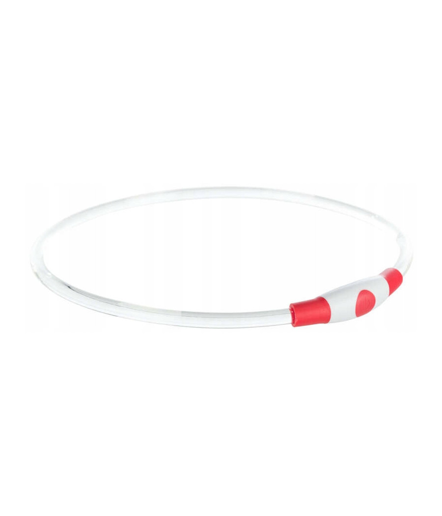 Obroża psa świecąca czerwona LED Trixie 40 cm S-M