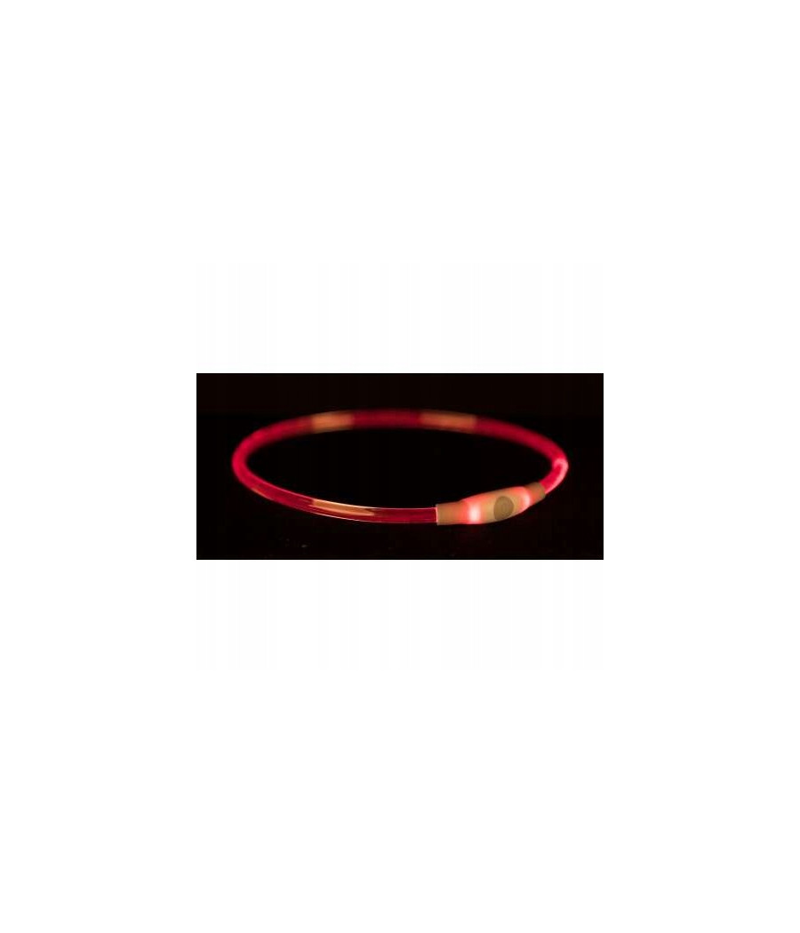 Obroża psa świecąca czerwona LED Trixie 40 cm S-M