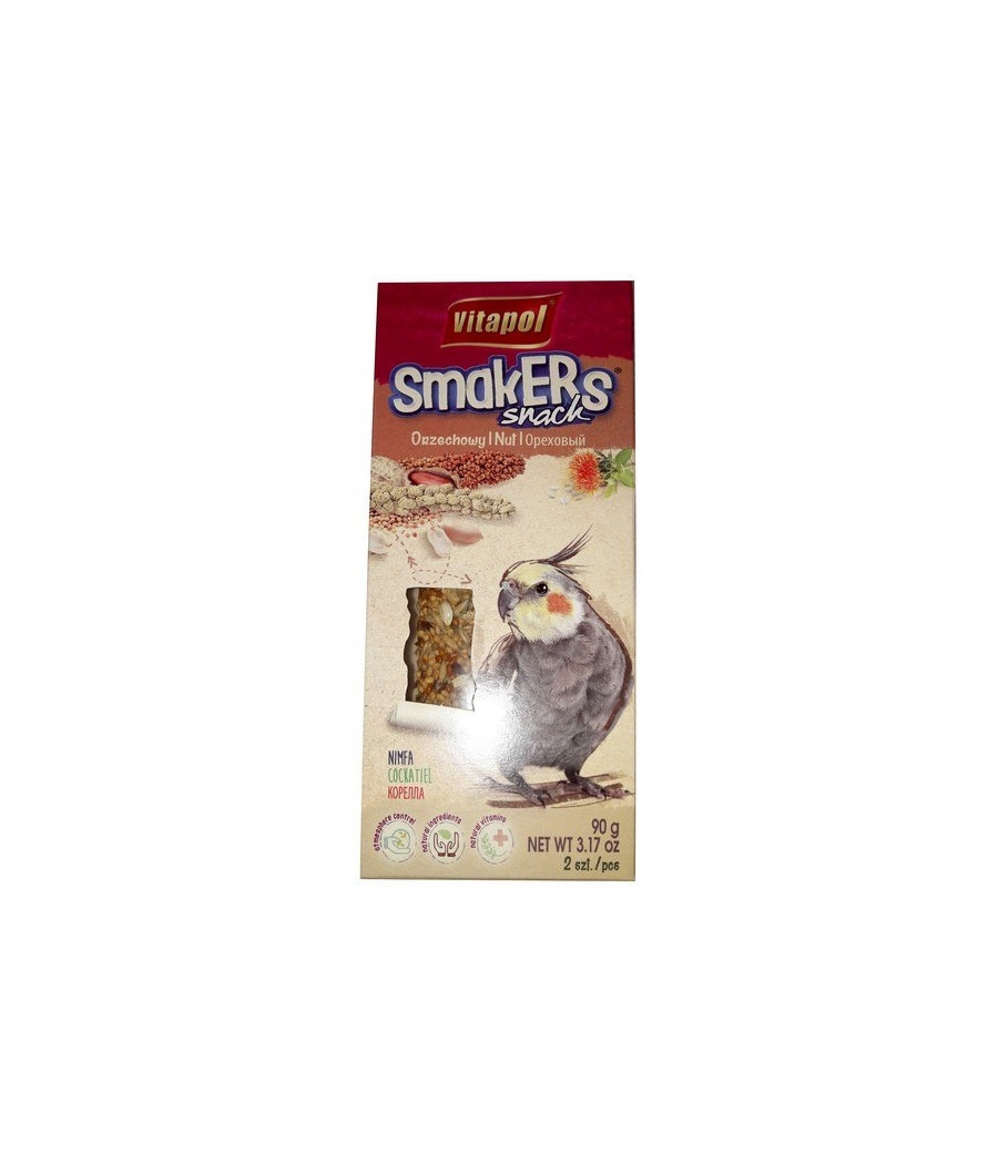 Vitapol Smakers kolba dla nimfy - orzechowy 90g 2 szt.