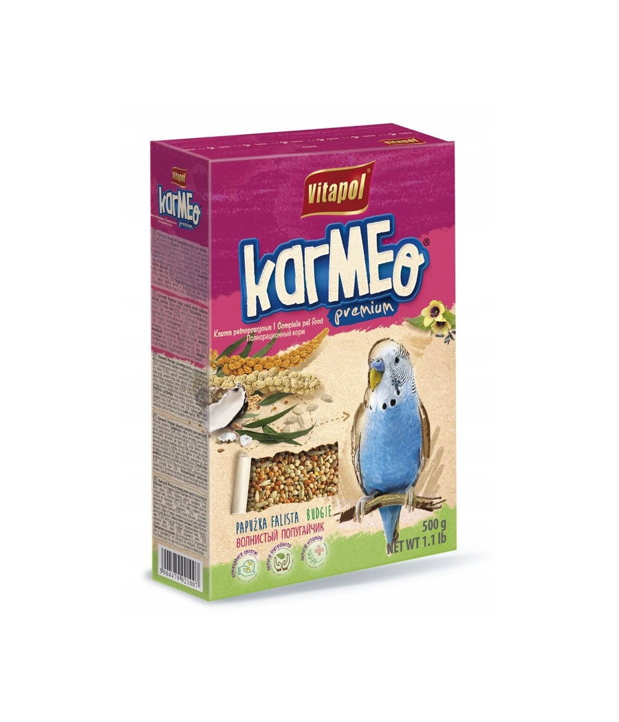 Vitapol Karmeo Premium Karma pełnoporcjowa dla papużki falistej 500g