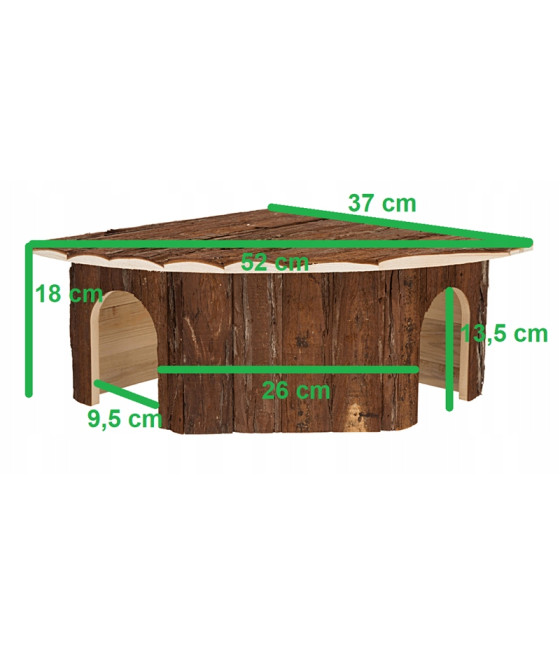 Trixie Domek narożnikowy Natural Living Jesper 52x18x37/37cm