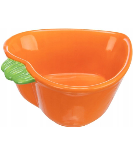 Trixie Miska ceramiczna dla gryzoni w kształcie marchewki 180ml