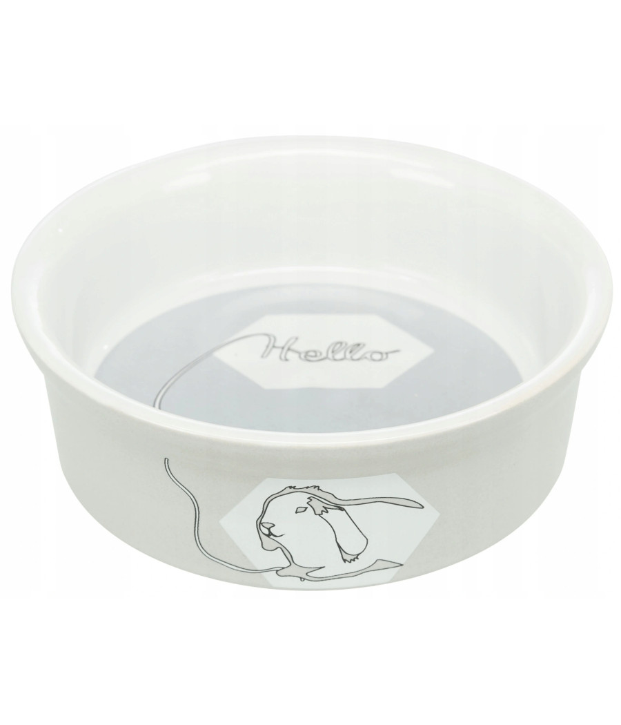 Trixie miska ceramiczna dla królika 240ml zielona Trixie miska ceramiczna dla królika 240ml zielona