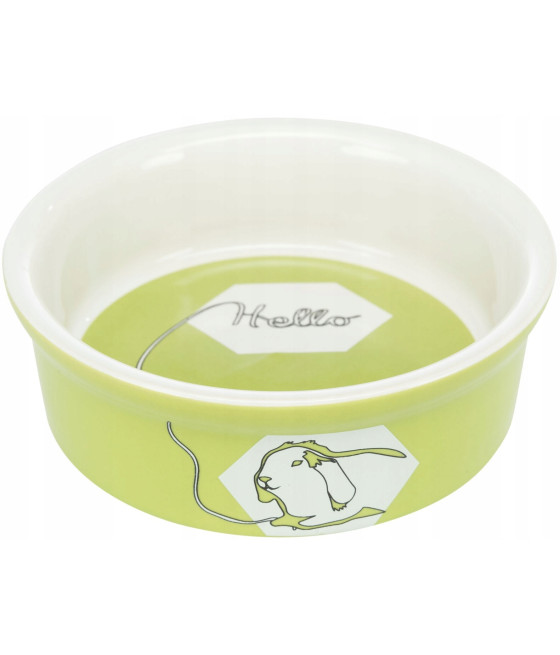 Trixie miska ceramiczna dla królika 240ml zielona