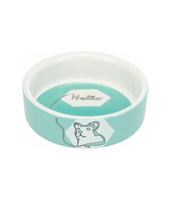 MISKA CERAMICZNA DLA CHOMIKA TRIXIE 90ML SZARA