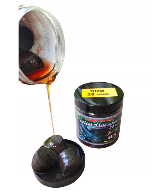 STIL Pellet haczykowy SUM 28mm w DIPIE sumowy zalewa CATFISH WALLER