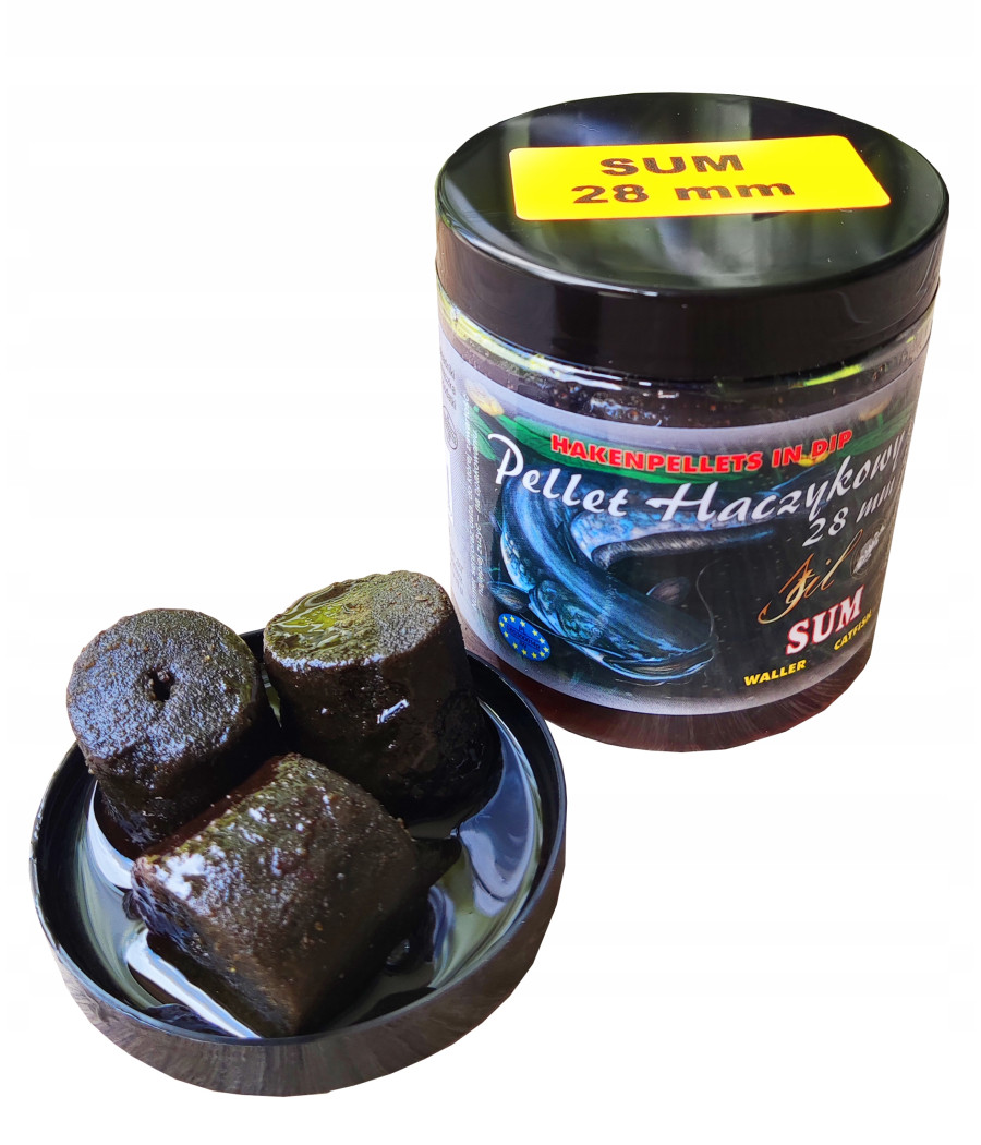 STIL Pellet haczykowy SUM 28mm w DIPIE sumowy zalewa CATFISH WALLER