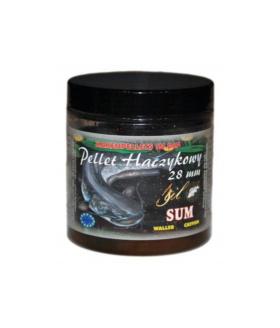 STIL Pellet haczykowy SUM 28mm w DIPIE sumowy zalewa CATFISH WALLER