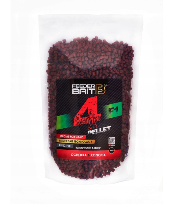 Feeder Bait Pellet F1 Ochotka Konopia 4mm 800g
