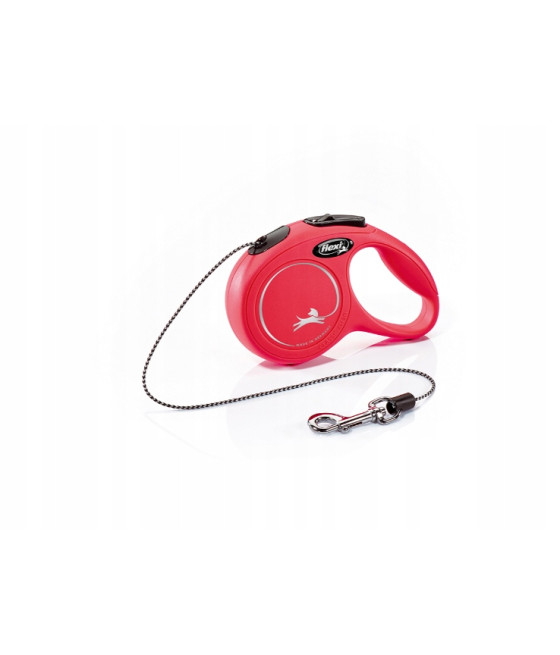 SMYCZ DLA PSA AUTOMATYCZNA LINKA 3M 8KG CZERWONA FLEXI XS
