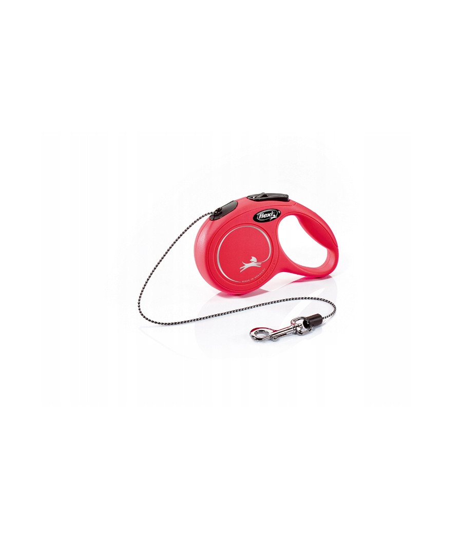 SMYCZ DLA PSA AUTOMATYCZNA LINKA 3M 8KG CZERWONA FLEXI XS